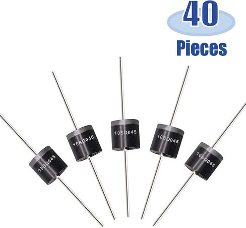 Tnisesm 20 Pcs 20SQ045 20A 45V Schottky Blocking Diode, Rectifiers Diode,Diode Axial Kit for Solar Panel in Saudi Arabia