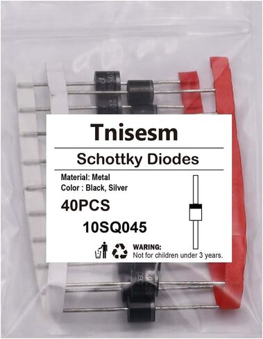 Tnisesm 20 Pcs 20SQ045 20A 45V Schottky Blocking Diode, Rectifiers Diode,Diode Axial Kit for Solar Panel in Saudi Arabia