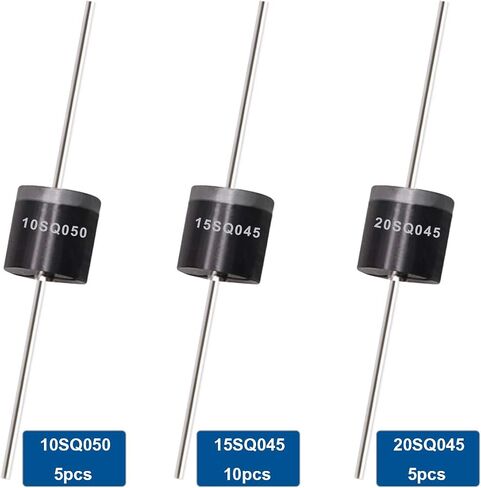 Tnisesm 20 Pcs 20SQ045 20A 45V Schottky Blocking Diode, Rectifiers Diode,Diode Axial Kit for Solar Panel in Saudi Arabia