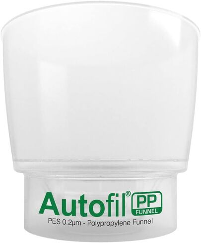 Foxx Life Sciences-325-1271 Autofil PP - فلاتر علوية للزجاجة مفرغة للاستعمال مرة واحدة لترشيح المذيبات، مع غشاء PES للتعقيم 0.2 ميكرومتر، 500 مل، غلاف من البولي بروبيلين، غير معقمة، (عبوة من 12 قطعة) in Saudi Arabia
