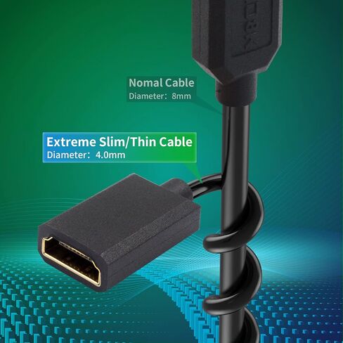 Duttek 8K Micro HDMI to HDMI Coiled Cable 8K@60Hz, 48Gbps, Right Angle HDMI to Micro HDMI 2.1 Cable for Camera, GoPro Hero, Raspberry Pi 5 4 1FT-3FT in Saudi Arabia