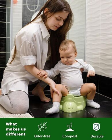 أكياس نونية السفر القابلة للتحلل للمرحاض المحمول، بطانات نونية السفر برباط AYOTEE للنونية المحمولة، بطانات كرسي النونية يمكن التخلص منها للأطفال الصغار والحيوانات الأليفة وفي الهواء الطلق (50 قطعة) in Kuwait