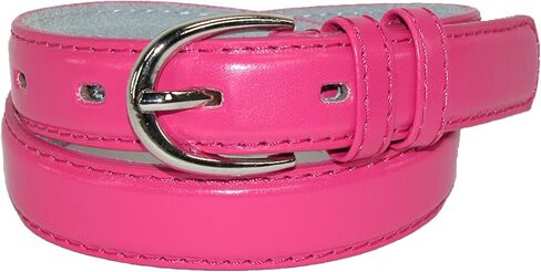 CTM® Kid's Leather 1 inch Basic Dress Belt (Pack of 2) in Saudi Arabia