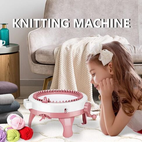 ماكينة حياكة ذات 48 إبرة، ماكينة نول الحياكة سنترو مع عداد صفوف، وضعين للحياكة (مفتاح تحويل نسج عادي/أنبوبي) in Kuwait