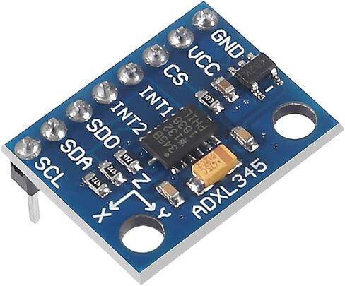 4 قطعة GY-291 ADXL345 3 محاور تسريع رقمي لوحدة استشعار إمالة الجاذبية IIC/SPI ناقل الحركة متوافق مع Raspberry Pi (ملحومة) in Saudi Arabia