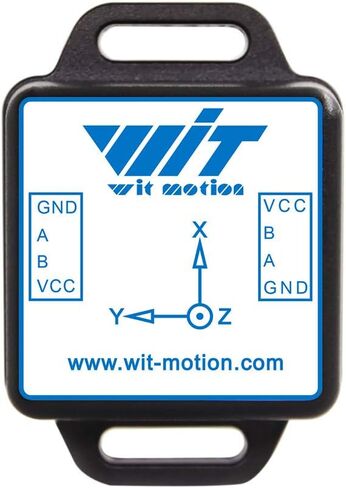 WitMotion WT901C-485 mpu9250 جيروسكوبي عالي الدقة + مقياس تسارع + زاوية + مقياس مغناطيسي، بوصلة رقمية ذات 9 محاور (تصفية كالمان، Modbus)، مقياس ميل زاوية ثلاثي المحاور للكمبيوتر/Arduino/Raspberry Pi in Kuwait