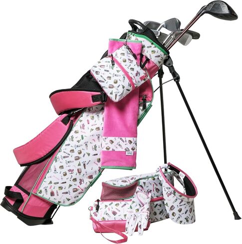 حقيبة Glove It Golf بسحاب - منظم كروس مع جيبين، حزام قابل للفصل 24 بوصة، حقيبة إكسسوارات جولف نسائية خفيفة الوزن in Saudi Arabia