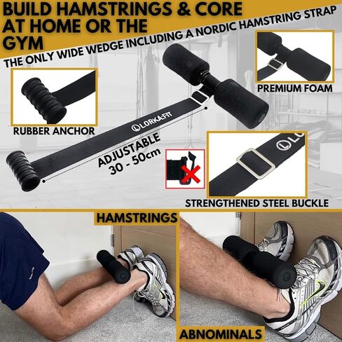 Squat Wedge - 3PCS Wide Slant Board for Squats, Heel Elevated Squat Wedge Block, Calf Stretcher Slant Board for Calf Stretching Heel Lift Knees Over Toes with Hamstring Curl or Resistance band & Bag in Saudi Arabia
