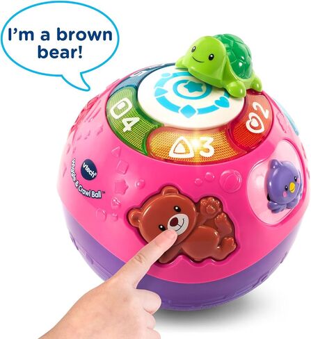 VTech Wiggle and Crawl Ball, Multicolor in Saudi Arabia