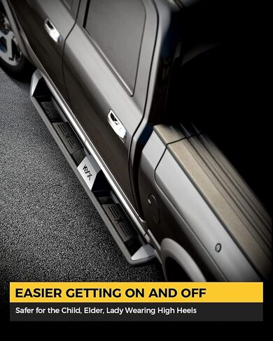 KYX 6 inches Running Boards Side Steps Fit for 2007-2018 Chevy Silverado/GMC Sierra 1500 Extended Cab&2007-2019 Silverado/Sierra 2500HD 3500HD(Includ 2019 1500 Silverado LD/2019 Sierra 1500 Limited) in Saudi Arabia