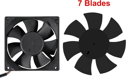 120mm x 25mm 110V 220V AC Powered Cooling Fan with Speed Controller 3V to 12V, 1225 AC 115V 120V 220V 240V for Cooling Ventilation Exhaust Projects, Receiver DVR PlayStation Xbox Component Cooling in Kuwait