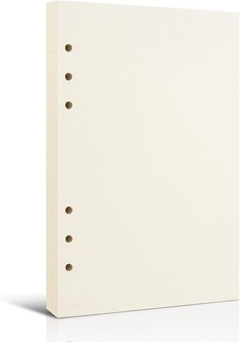 A5 Refillable Paper, A5 Line Refill Paper, A5 Binder Refills for 6-Ring Binders Planner Traveller Journal Notebook Dairy, 8mm Ruled Filler Paper Insert, 80 Sheets 160 Pages, Lined in Kuwait