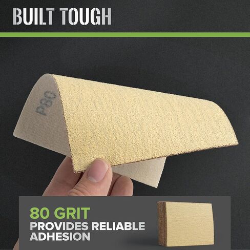 1/4 Sheet Sandpaper 4.5"x5.5" 25PCS 40 Grit Palm Sander Sheets for Woodworking, Automotive & Metal in Saudi Arabia