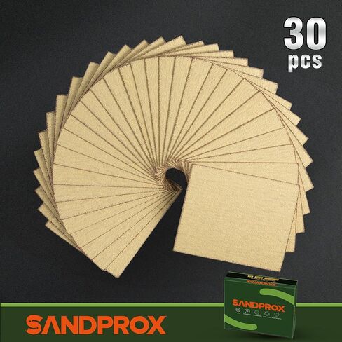 1/4 Sheet Sandpaper 4.5"x5.5" 25PCS 40 Grit Palm Sander Sheets for Woodworking, Automotive & Metal in Saudi Arabia