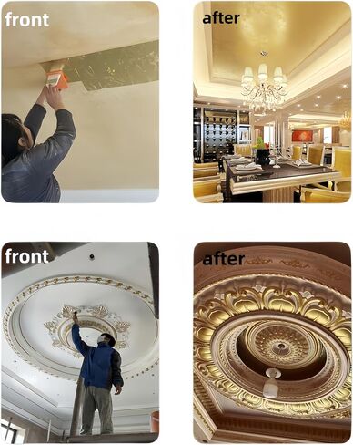 Imitation Gold Leaf Sheets 12 Colors 120 Pieces for Arts Decoration,DIY Crafts,Paintings,Nails,Furniture Decoration,3.15 by 3.35 Inches Gold Leaf Sheets. in Saudi Arabia