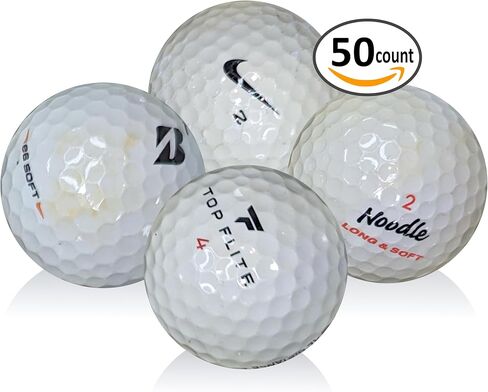 Afford-A-Ball Golf. (50 Pack) Used and Recycled White Golf Balls in Good Condition. Miscellaneous Value Brands. Par Grade (Good,3A). Golf Supplies for Men & Women. Best Budget Golf Balls in Saudi Arabia