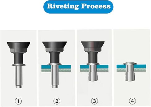 520 قطعة من مسامير الخبز السوداء ذات 8 مقاسات، مجموعة متنوعة من مسامير البوب، قبضة ألومنيوم ومغزل فولاذي مع مقسم معزز وحقيبة تحمل علامة للتخزين in Kuwait