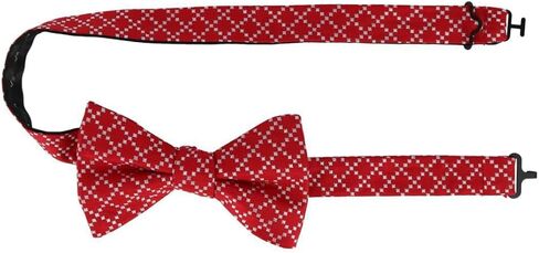 Trafalgar Men's Rowan Geometric Pattern Silk Bow Tie in Saudi Arabia
