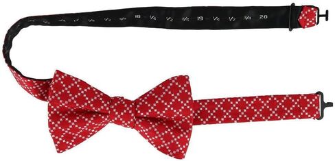 Trafalgar Men's Rowan Geometric Pattern Silk Bow Tie in Saudi Arabia