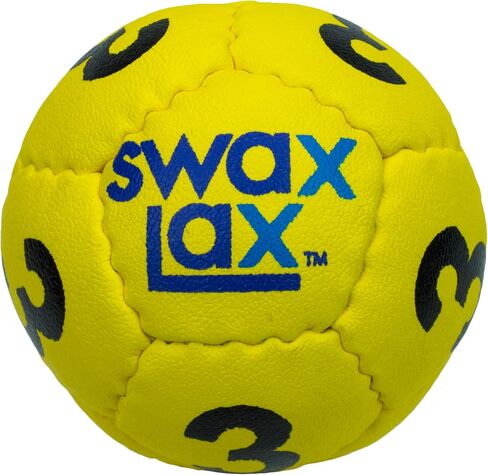 SWAX LAX Numbered Lacrosse Training Balls for Goalies, Set of 3 Practice Balls in Kuwait