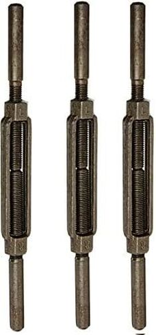 Indusco TB034IM13 Self-Colored Drop Forged Galvanized Steel Stub End Turnbuckle, 5200 lbs Working Load Limit, 3/4" Threaded Diameter x 6" Take-Up, 17" Length in Saudi Arabia