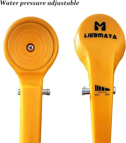 ولاعة سجائر للسيارة 12 فولت مضخة كهربائية للاستحمام للتخييم في الهواء الطلق وغسيل السيارات وتنظيف الكلاب باللون الأصفر in Kuwait