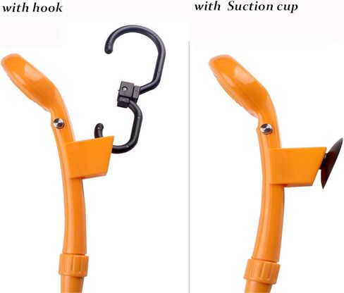 ولاعة سجائر للسيارة 12 فولت مضخة كهربائية للاستحمام للتخييم في الهواء الطلق وغسيل السيارات وتنظيف الكلاب باللون الأصفر in Kuwait