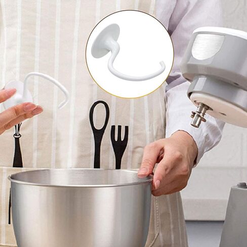 TOMOON K45DH خطاف خبز مساعد المطبخ، مرفق خطاف العجين C لوعاء 4.5-5 QT، متوافق مع خلاط حامل مساعد المطبخ K45 K45SS KSM90 KSM150 (ضمان لمدة عام) in Kuwait