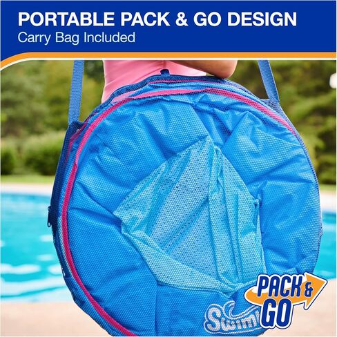 SwimWays Spring Float Premium Papasan Pool Lounger, Inflatable Pool Floats Adult with Fast Inflation for Ages 15 & Up, Sky Blue (Pack of 2) in Saudi Arabia
