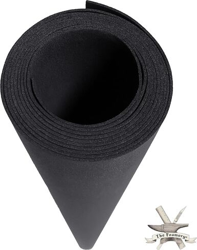 The Foamory Black EVA Foam Sheet - 5mm Thick 35x59 inch Cosplay Craft Foam in Kuwait