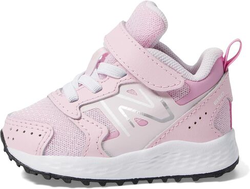 New Balance Kids Fresh Foam 650 V1 Bungee Lace with Top Strap Running Shoe, Light Raspberry/Pink Sugar, 8 US Unisex Toddler in Saudi Arabia