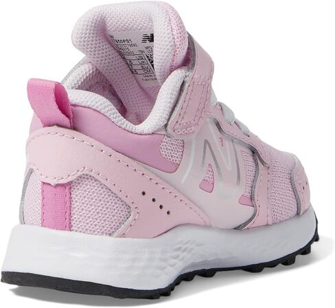 New Balance Kids Fresh Foam 650 V1 Bungee Lace with Top Strap Running Shoe, Light Raspberry/Pink Sugar, 8 US Unisex Toddler in Saudi Arabia