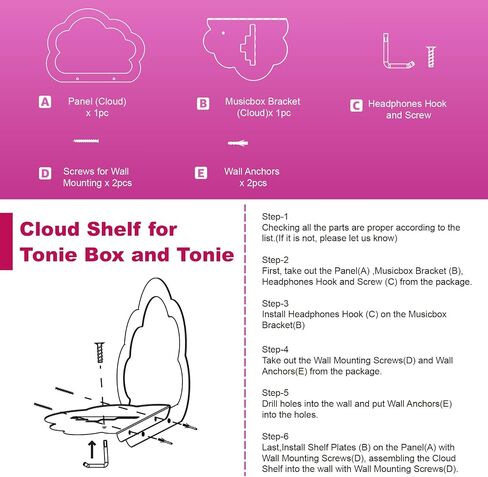 for Tonie Shelf,Tonies Storage for Creative Tonies Magnetic Wall Shelf (Metals, Longboard Shelf) in Saudi Arabia