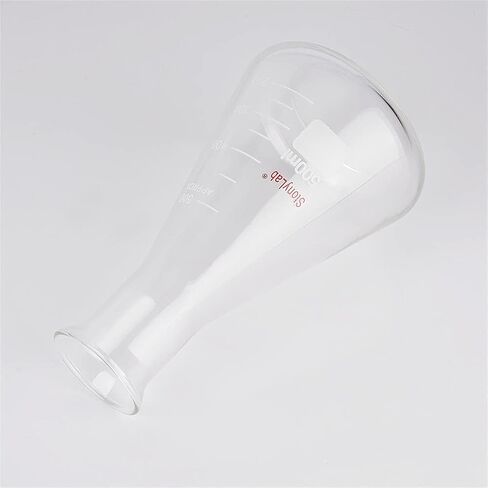 stonylab Glass Wide Mouth Erlenmeyer Flask, 2000 ml Borosilicate Glass Erlenmeyer Flask with Heavy Duty Rim, 1 Pack in Saudi Arabia