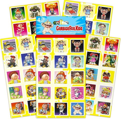 Trends International Garbage Pail Kids Blind Bag Set - Bundle with 3 Garbage Pail Kids Mystery Minis with Figurine and Accessory Plus Garbage Pail Kids Stickers | Garbage Pail Kids Micro Figures in Saudi Arabia
