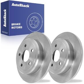 AutoShack Rear Brake Rotors | Replacement For 2005-2010 Jeep Grand Cherokee 2006-2010 Commander 3.0L 3.7L 4.7L 5.7L 6.1L V6 V8 4WD AWD RWD | 2-PC Set in Kuwait
