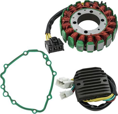 Caltric Stator & Gasket Rectifier Regulator Compatible with Honda 600Rr Cbr600Rr Cbr-600Rr 2003-2006 in Saudi Arabia