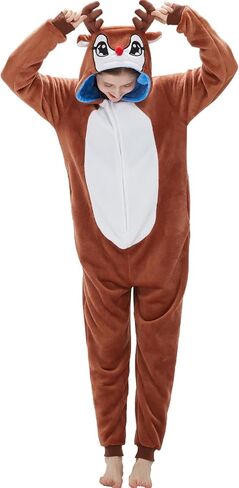 بدلة نوم SweetXIN للبالغين من الجنسين للهالوين والكريسماس التنكرية للنساء والرجال in Kuwait