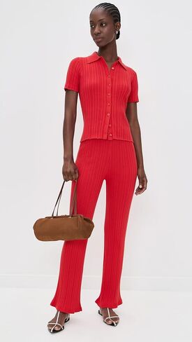 LE BOP Women's Ribbed Button Up in Saudi Arabia