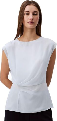 Calvin Klein Women's Chiffon Twist Front Blouse in Saudi Arabia