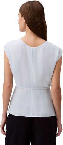 Calvin Klein Women's Chiffon Twist Front Blouse in Saudi Arabia