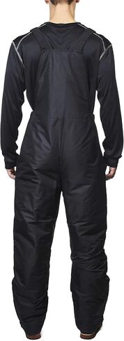 Arctic Quest Toddler Boys Color Block Snowsuit Fleece Lined Hooded Jacket and Bib Set, Deep Black, 3T in Kuwait
