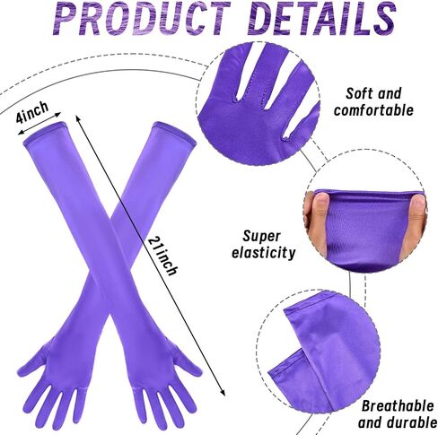 Kavoc 4Pcs Halloween Sea Witch Costume Accessories Including Crown Headband Purple Gloves Mermaid Accessories for Women Halloween Dress Up Party Outfit Supplies in Saudi Arabia