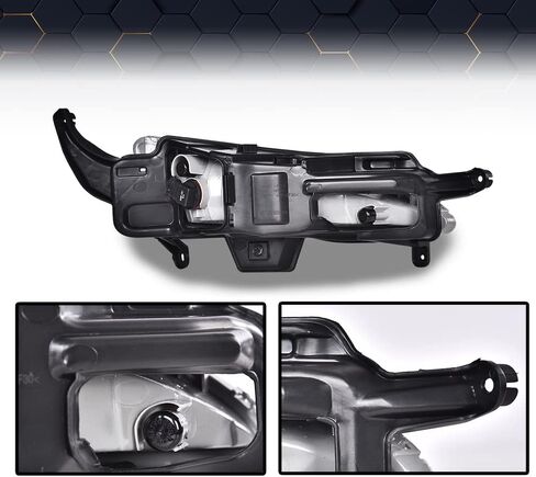 مجموعة مصابيح الضباب الأمامية PIT66 والحواف، متوافقة مع 2011-2013 Kia Optima (ليست للهجين) #922012T010 عدسة شفافة in Saudi Arabia