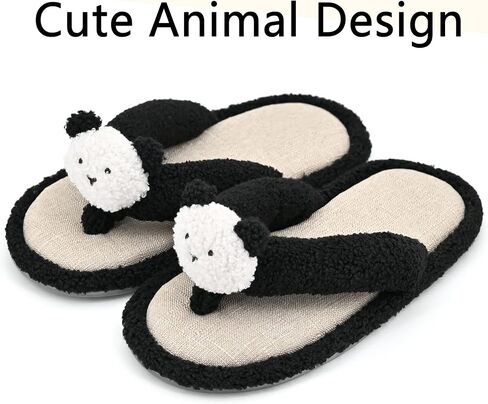 Women's Flip Flops Slippers, Comfort Animal Bedroom Slippers, Summer Spa Thong, House Open Toe Slide Sandal for Indoor in Saudi Arabia
