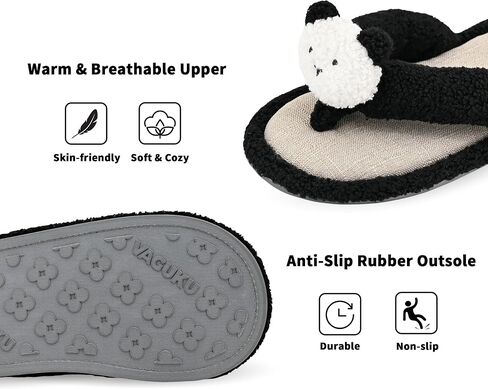 Women's Flip Flops Slippers, Comfort Animal Bedroom Slippers, Summer Spa Thong, House Open Toe Slide Sandal for Indoor in Saudi Arabia