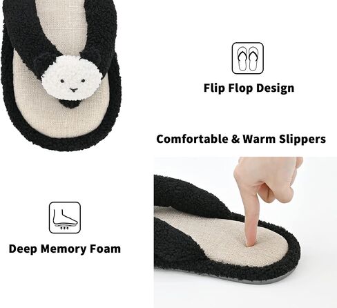 Women's Flip Flops Slippers, Comfort Animal Bedroom Slippers, Summer Spa Thong, House Open Toe Slide Sandal for Indoor in Saudi Arabia