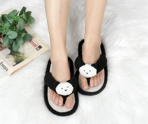 Women's Flip Flops Slippers, Comfort Animal Bedroom Slippers, Summer Spa Thong, House Open Toe Slide Sandal for Indoor in Saudi Arabia