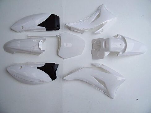 7pcs Black Complete Plastics Fender Kit Fairing For Motorcycle Dirt Pit Bike TTR110 TTR110E TTR 110 SSR125TR SSR SDG 140cc 150cc 160cc 170cc in Saudi Arabia