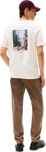 Tommy Hilfiger Men's Short Sleeve Cotton Graphic T-Shirts with Photo Print Designs in Saudi Arabia